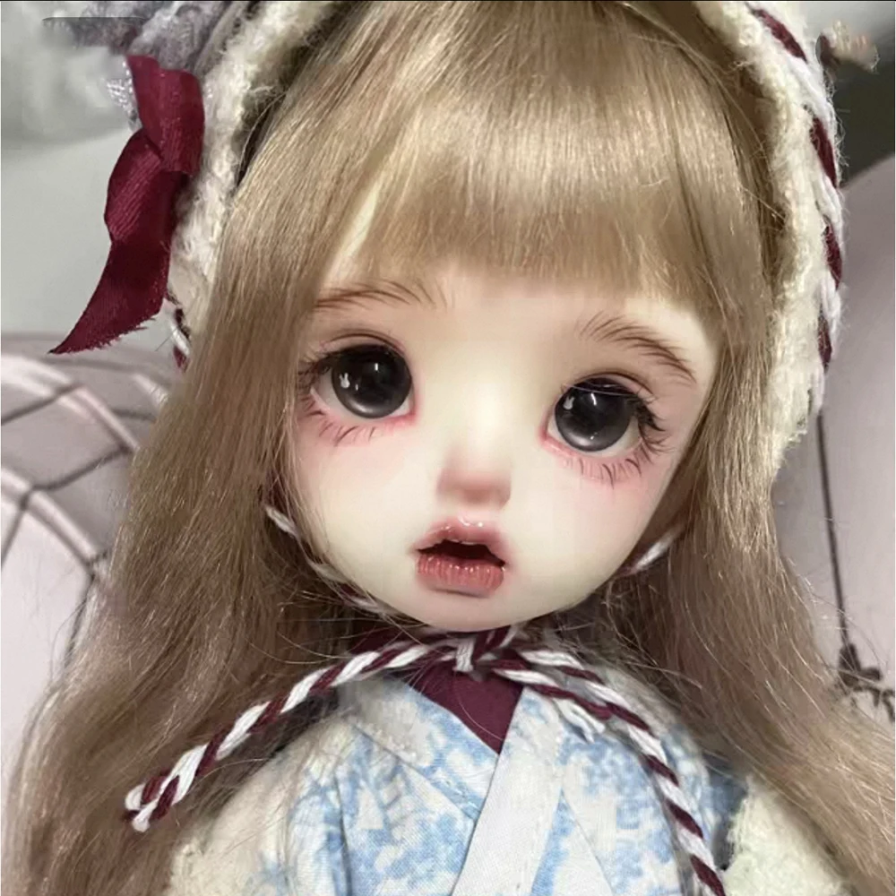 

1/6 BJD Doll Head No Makeup Resin Material Lovely Doll No Makeup Doll Accessories Toys Girl Gifts