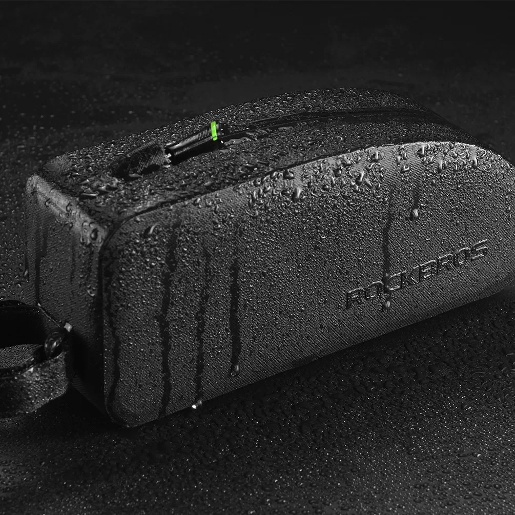 Borsa per tubo superiore anteriore per bicicletta, borsa per trave anteriore per bici da strada, borsa da sella impermeabile per mountain bike, attrezzatura da ciclismo all'aperto
