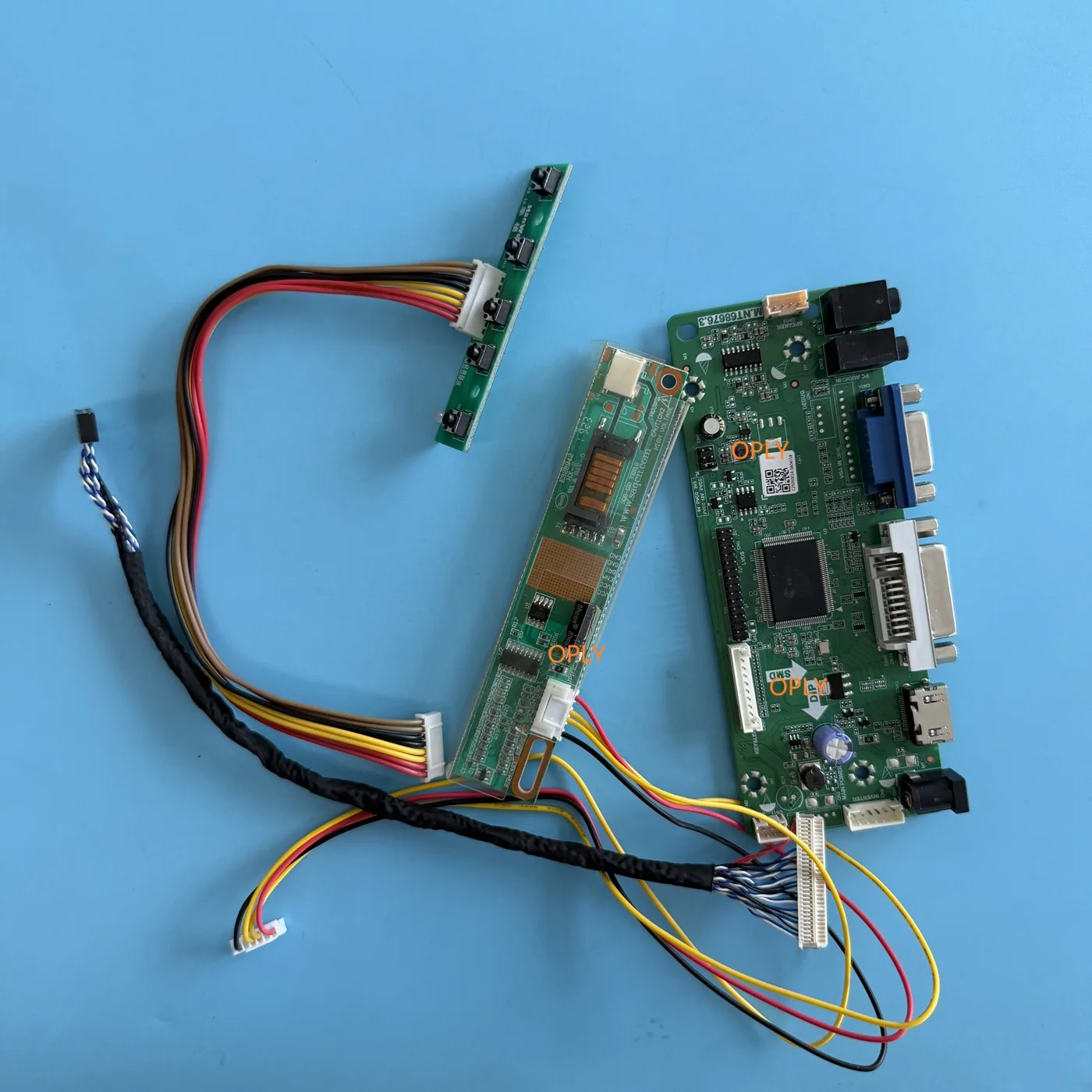 

Плата контроллера M.NT68676 для панели LCD LP154W02-B1K6 LP154W02 LP154W02-TL06 LP154W02-B1TL10 1680X1050, совместимая с HDMI, VGA, DVI.