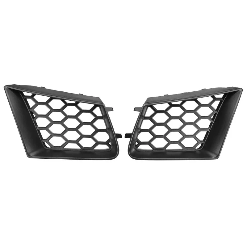 

2pcs Matte Black Honeycomb Front Grill Grille Heatproof Radiator Grill Grille For Seat Ibiza Typ 6L Cordoba 2002-2009