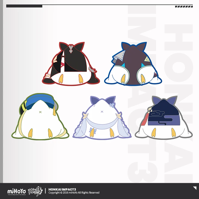 Honkai Impact 3rd Official Merch miHoYo Original Red Kite Party Series Soft rubber clip