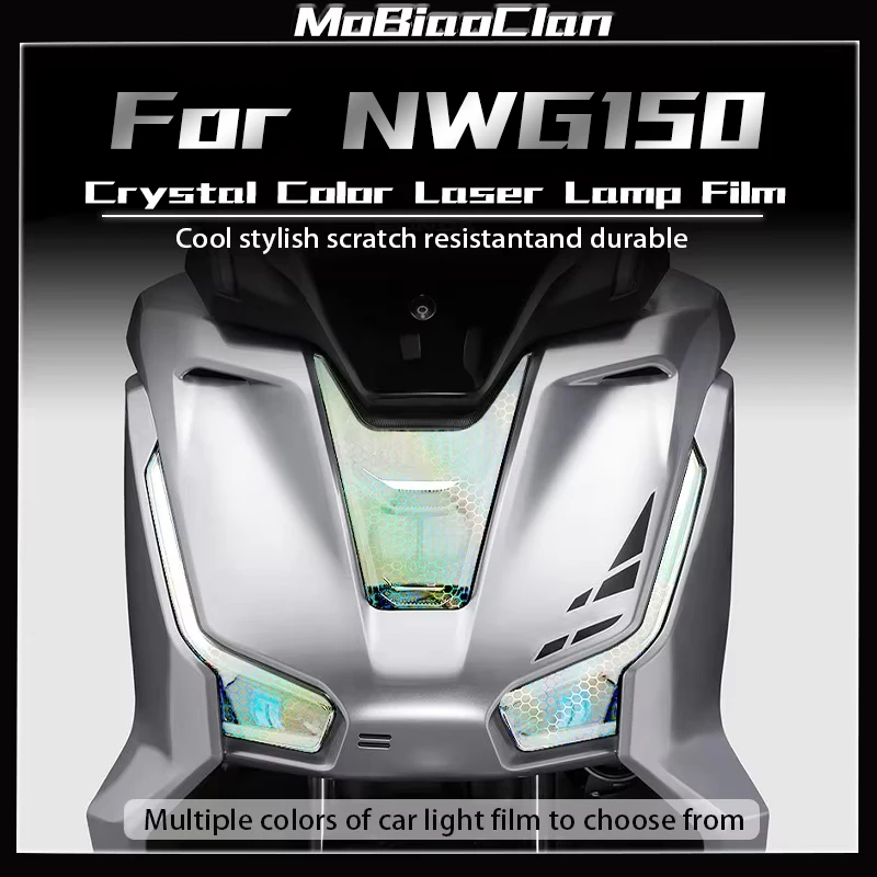 

For Honda NWG150 NWG 150 nwg150 Honeycomb Laser Lamp Film Smoked Black Tail Lamp Film Sticker Accessories