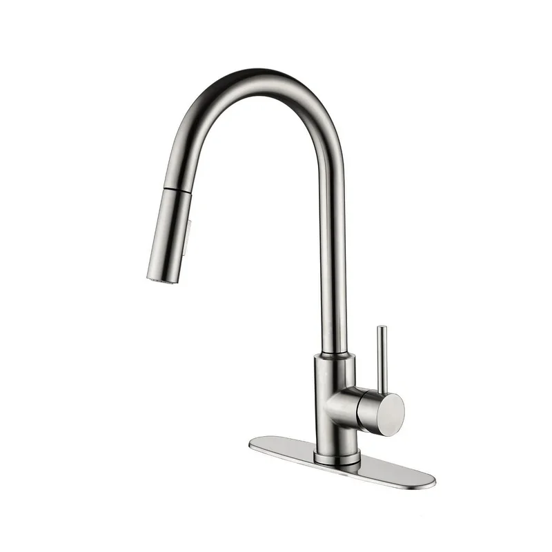 

Pull Down Kitchen Faucet with Spray Head