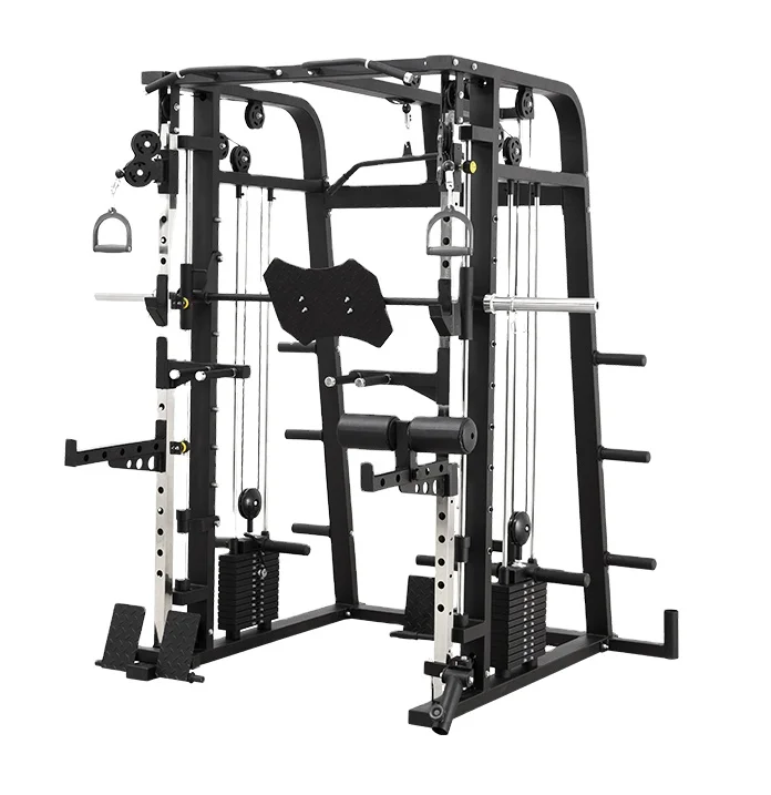 

2021 Hot Selling New Arrival Gym Multi Function Smith and Squat Smith Machine Price Multifunction Trainer Smith Machine