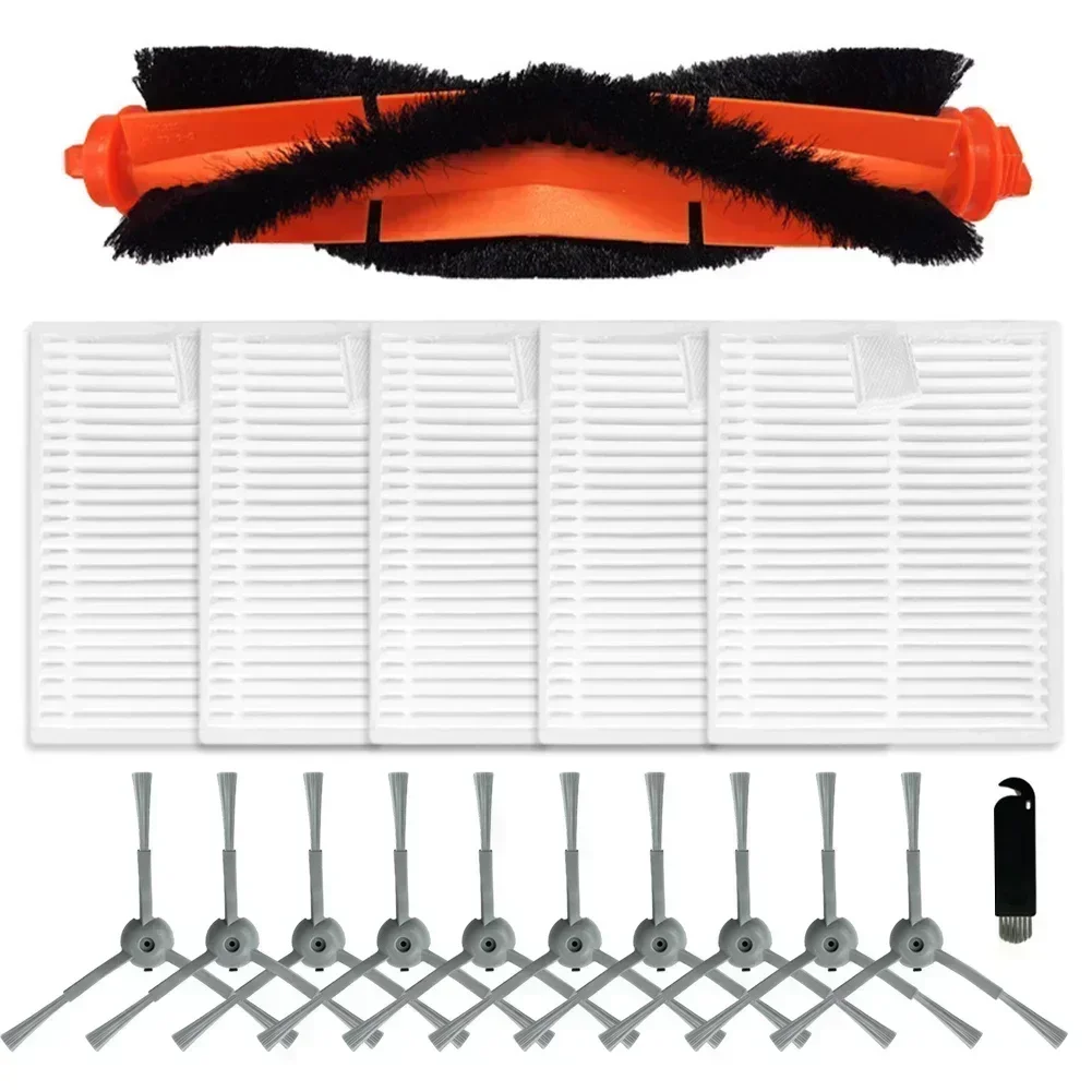 Replacement Parts Main Side Brush Kit Filter Replacement Kit Effective Filtration Efficient Cleaning Long-lasting Performance