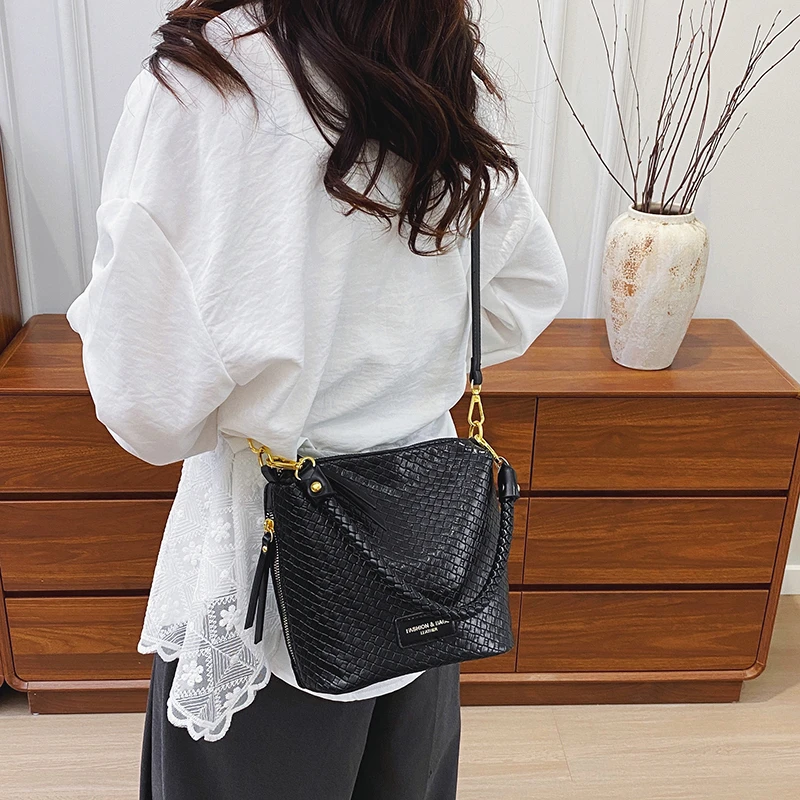 

Трансформируемая женская большая сумка, кожаная сумка через плечо, дизайн 2-в-1, роскошный дизайнерский кошелек