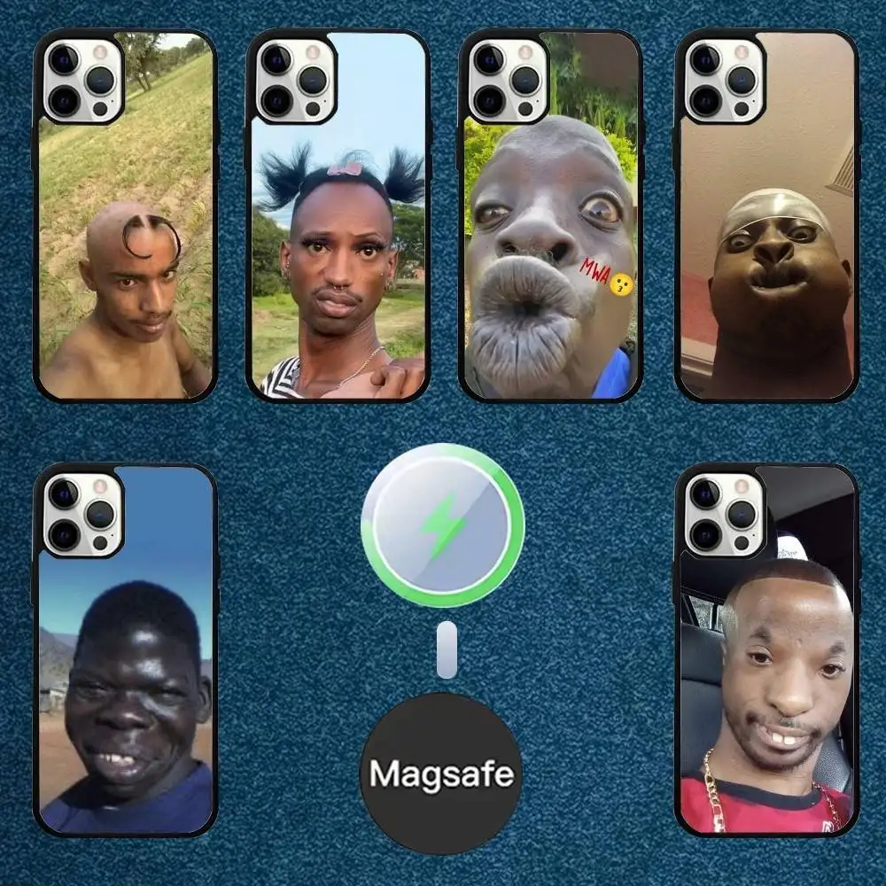 

Крутой чехол для телефона Ugly Man для iPhone 16,15,14,13,12,11, Plus, Pro, Max Mini Magsafe с магнитной беспроводной зарядкой