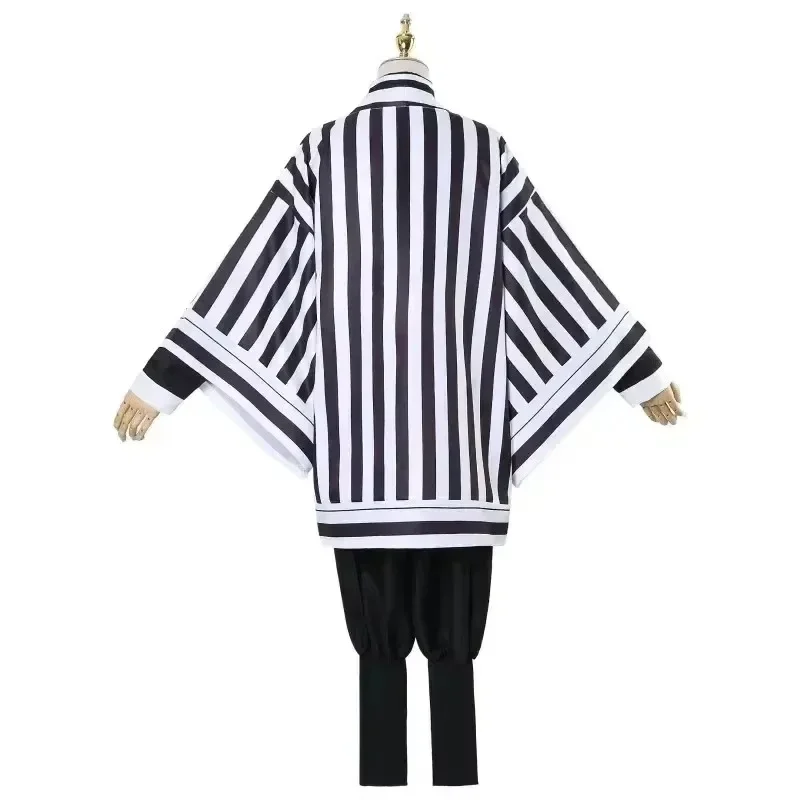 أنيمي شيطان القاتل كيميتسو لا يابا إيغورو أوباناي هاوري كيمونو تأثيري حلي شعر مستعار ثعبان الدعائم لحفلة الهالوين كرنفال