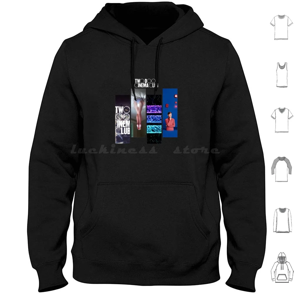 Two Door Cinema Club Discography Hoodie Cotton Long Sleeve Two Door Cinema Club Indie Music Hipster Alternative Band Passion