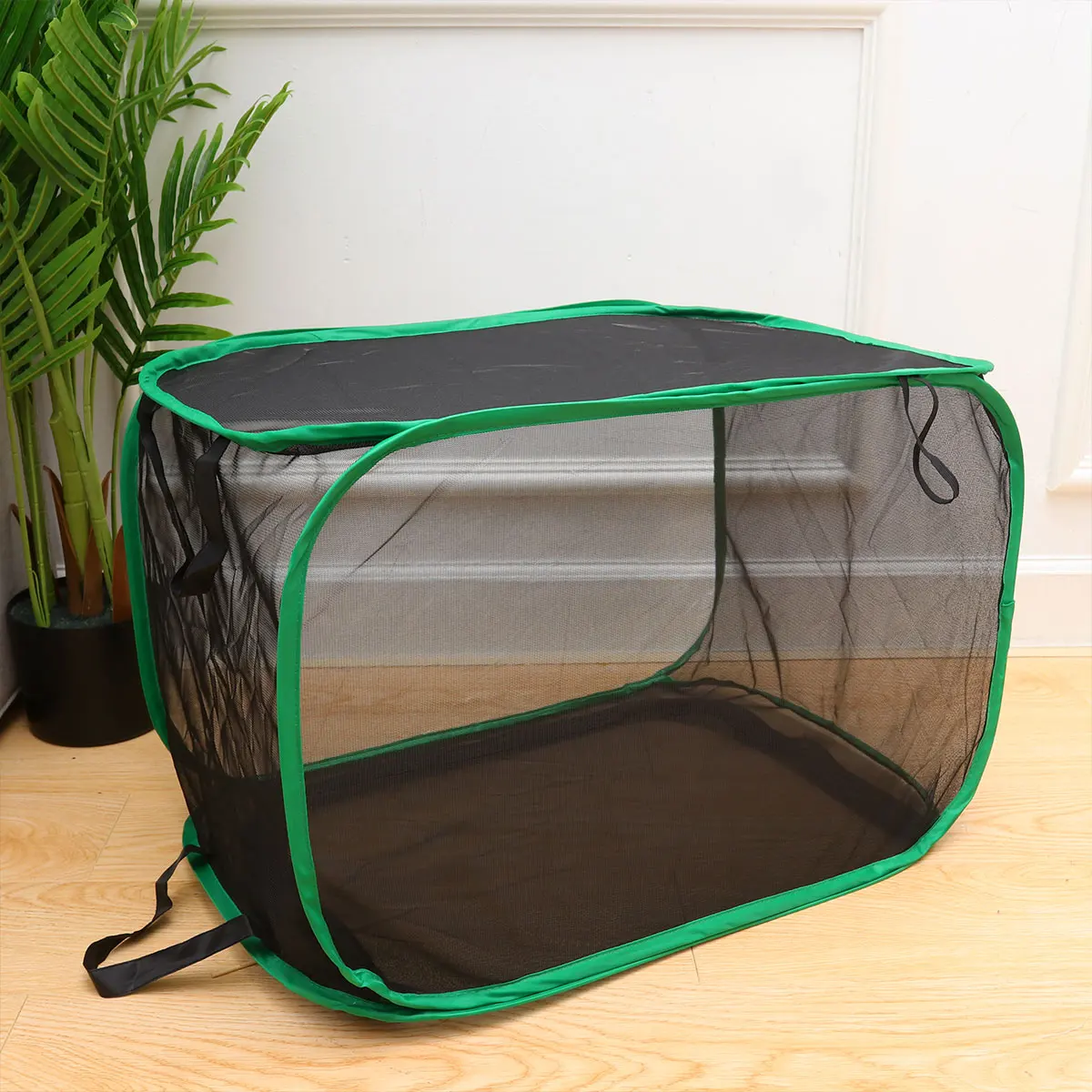 

1pc 60X40X40Cm Insect Cage Foldable Butterfly House Collapsible Net Box For Catching Studying Releasing Outdoor Exploration