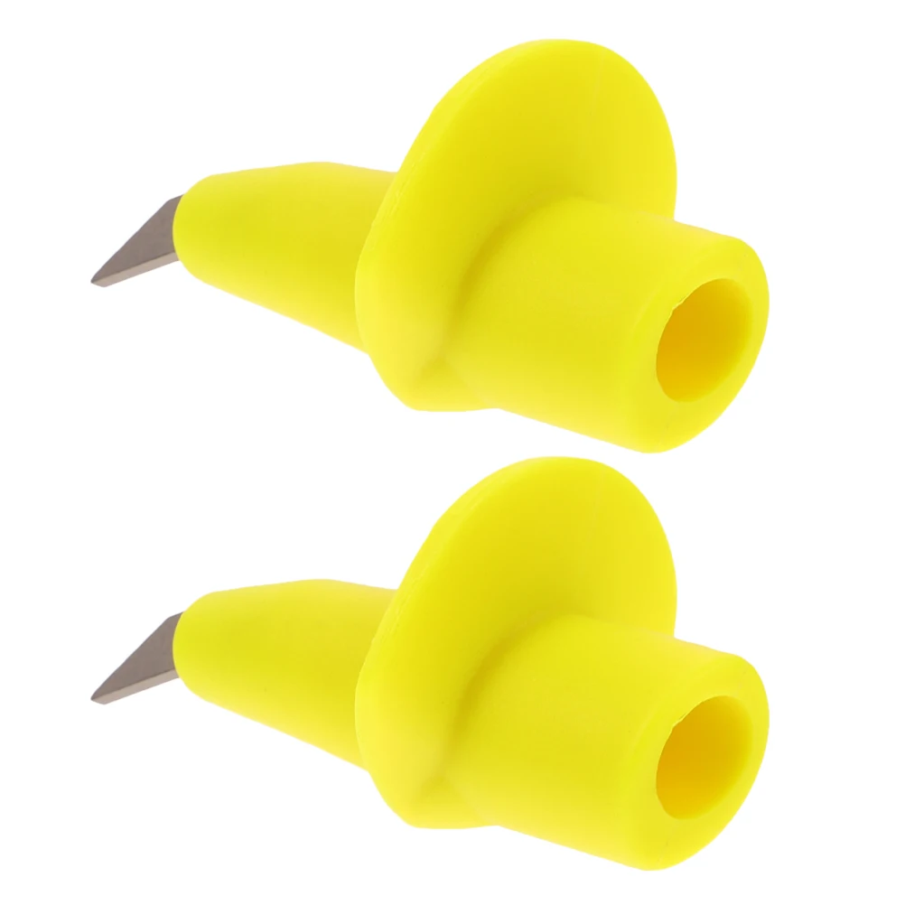 

2pcs Trekking Pole Tips Carbon Steel Hiking Stick Yellow Fiber Ski Poles Heavy Duty Replacement Accessories Camping Hiking