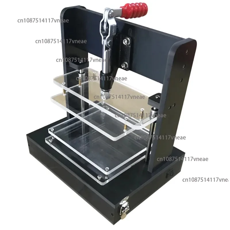 PCB Universal Test Stand  Test Rack Embryo Frame DIY Circuit Board Fixture Testing Jig 180x160MM with 4 Acrylic Board