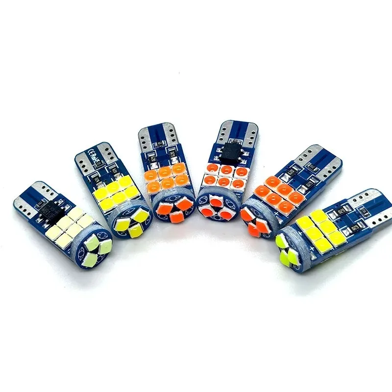 100 шт. T10 W5W 15SMD LED лампы для габаритных огней, подсветки номерного знака, боковых габаритных огней, освещения салона, без ошибок CANBUS 100 шт. T10 W5W 15SMD LED лампы для габаритных огней, подсветки номерного знака, боковых габаритных огней, освещения салона, без ошибок CANBUS