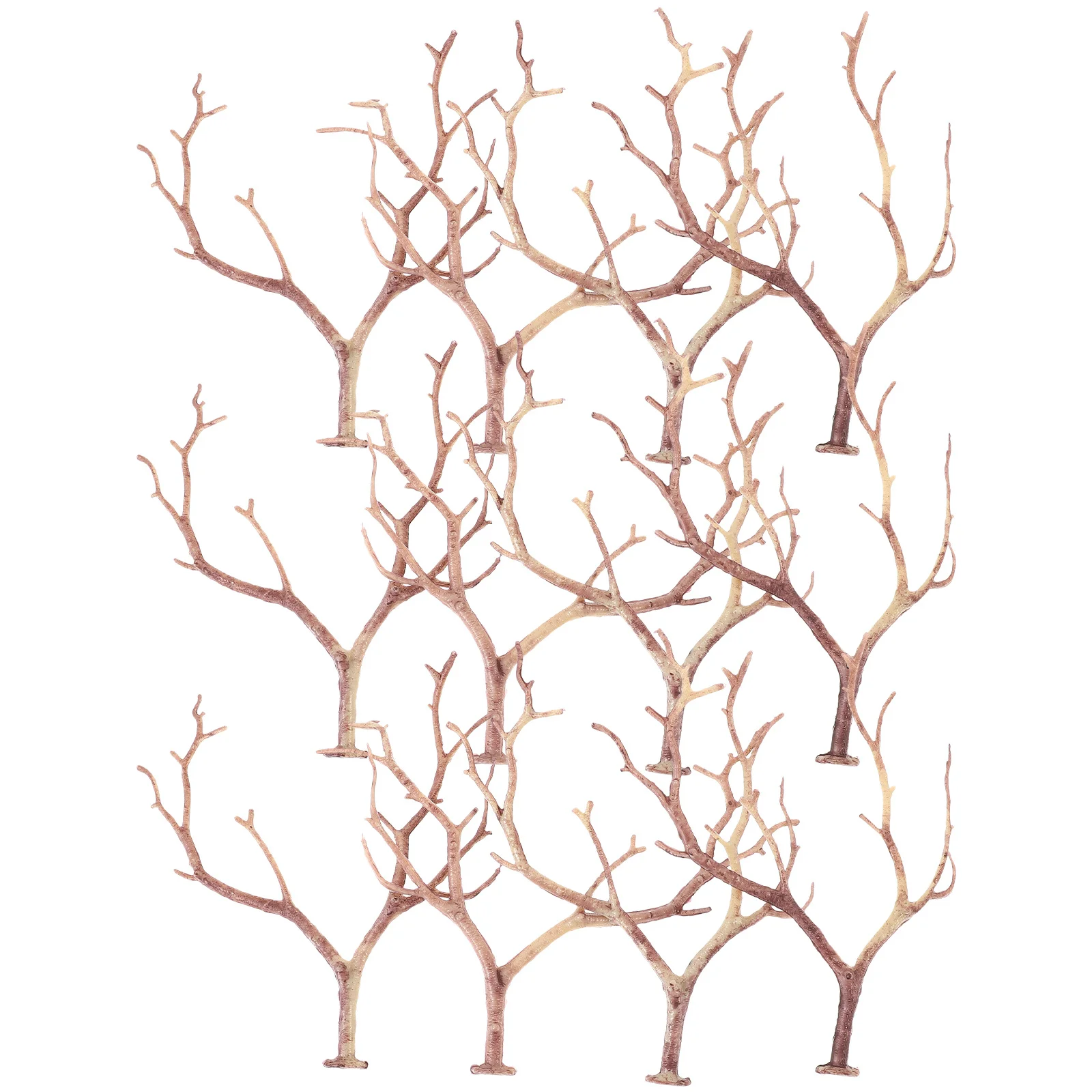 

12pcs Artificial Antler Shaped Tree Branches Small Decorative Plant Twigs For Vase Filler Home Table Decorations Diy Craft