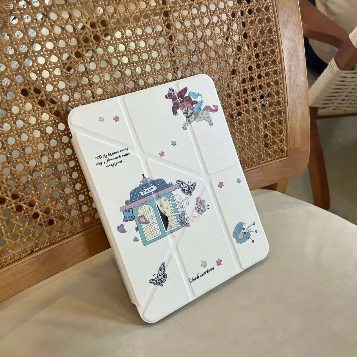 

Butterfly Unicorn Magic Cabin For iPad Pro Air 13 11 M5 M4 M3 M2 2 1 11th A16 12.9" 10 9 8 7 6 5 Th Mini 7 6 5 4 7.9" Case