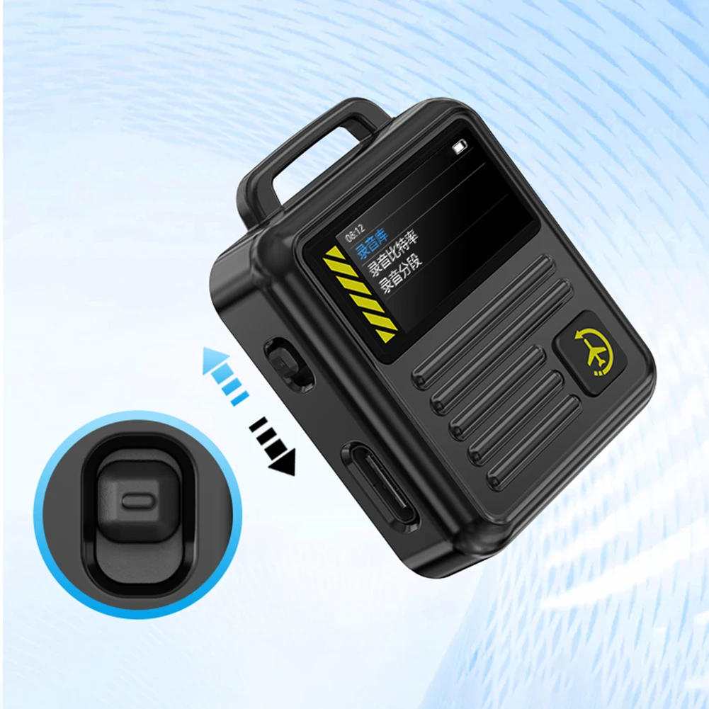 Enregistreur vocal numérique 32 go/64 go/128 go, avec lecture, enregistreur Audio Portable, réduction du bruit, Dictaphone pour conférences et réunions