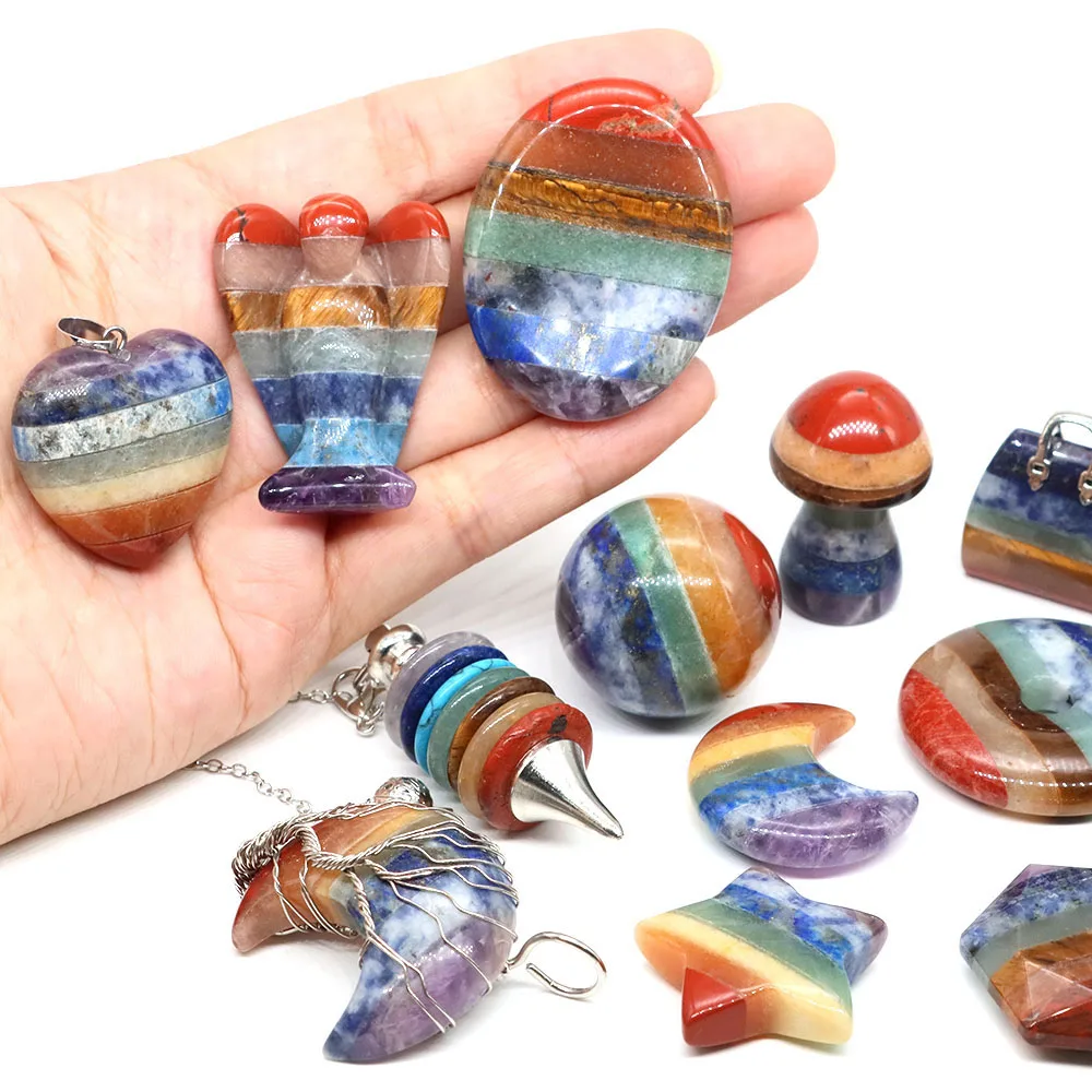 7 чакр: естественные кристаллы для медитации и домашнего декора