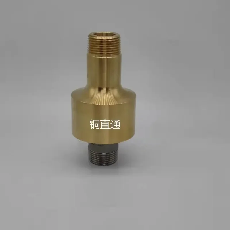 Durable H-type copper joint high-pressure, high-temperature high-speed 360 degree cooling water air oil copper rotary joint