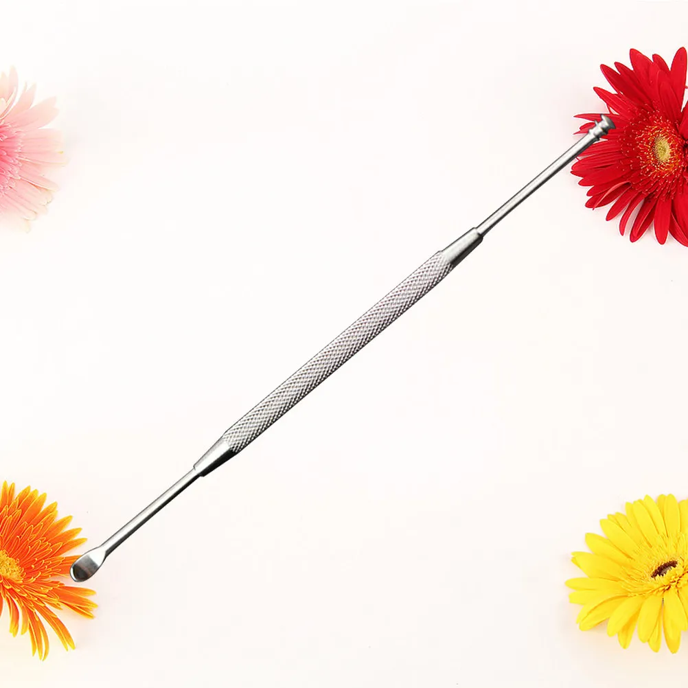 

Double Head Spoon Stainless Steel Wax Remover Tool Portable Ear Cleaner For Home Use Ear Pick Curette Health Care