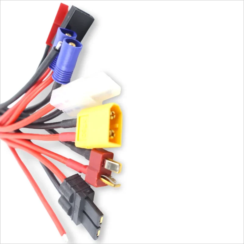 100% العلامة التجارية الجديدة 8 في 1 محول الشحن 4.0 مللي متر الموز موصل إلى EC3 XT60 TRX JST Futaba T ربط لبطارية ليبو Imax B6 B6AC