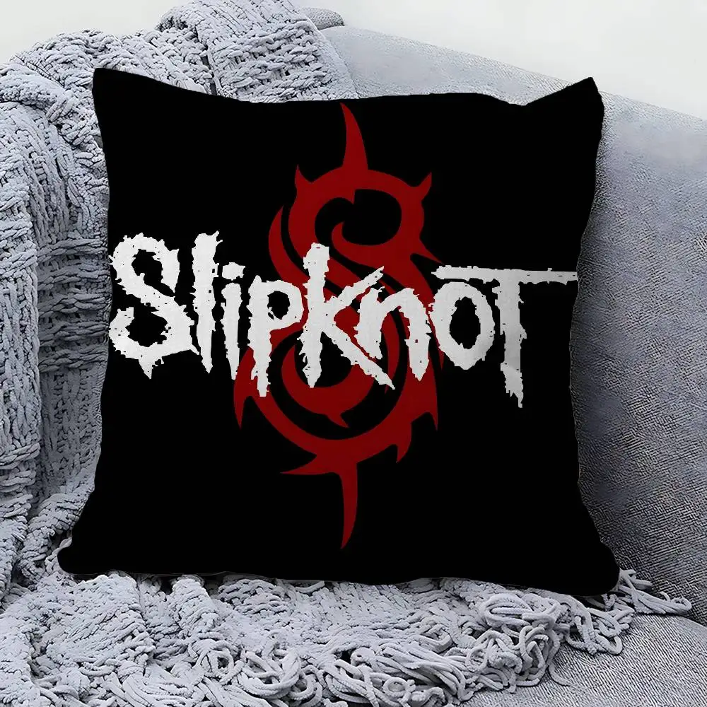 S-Slipknots Heavy Metal Band Pillow Gifts Home Office Furnishings Bedroom Sofa Car Cushion Cover case 45x45cm