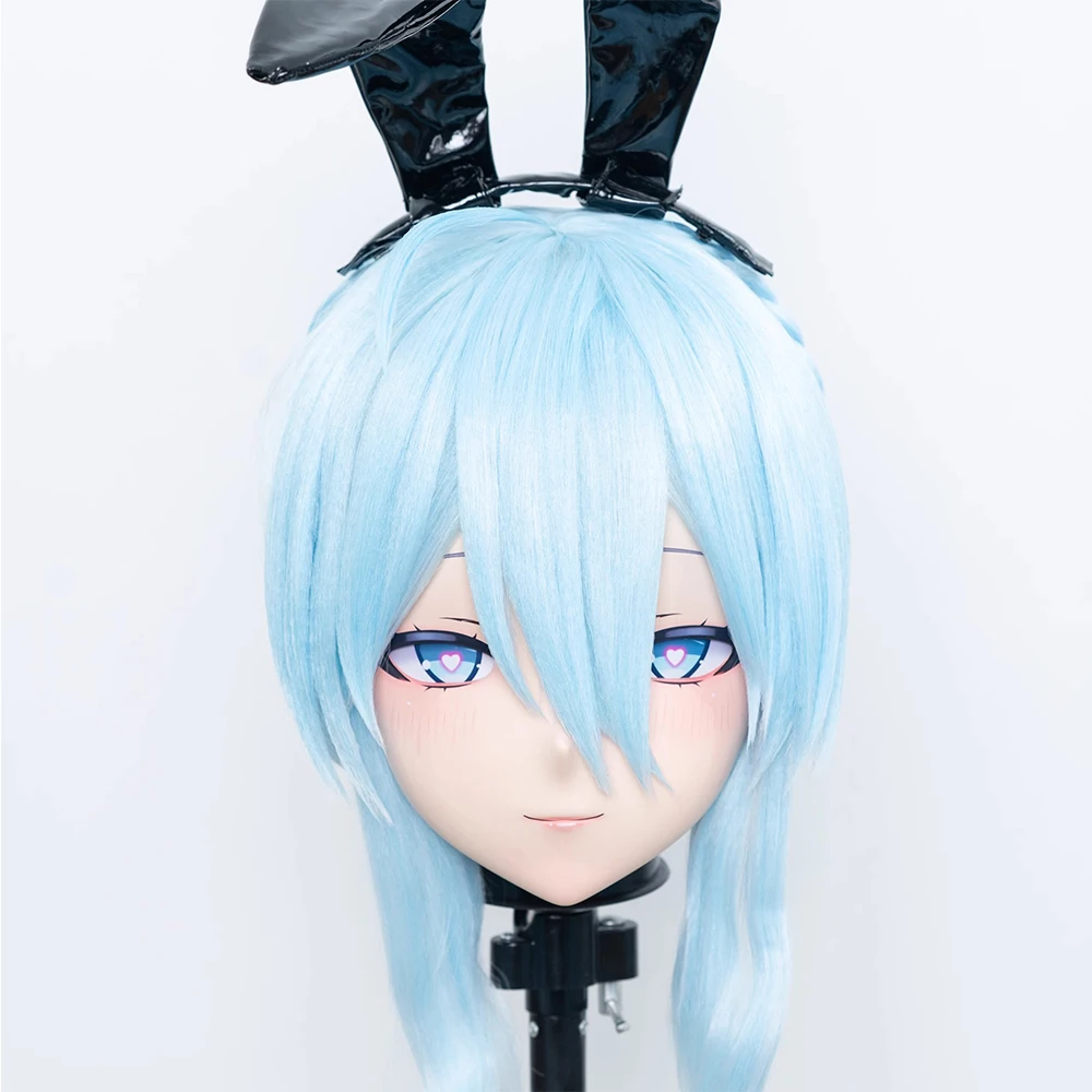 

(MEO329) Customize Handmade Full Head Lockable Crossdress Male to Female Japanese Cartoon Anime Game Character Kigurumi Mask