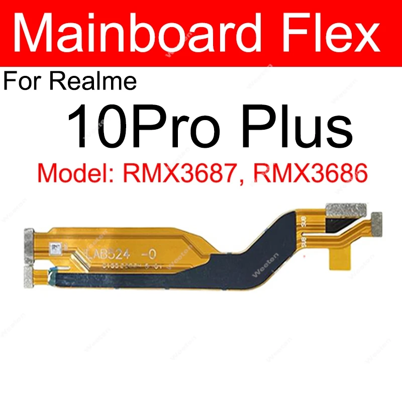 For Realme 10 11 Pro+ Plus 11X 5G Motherboard LCD Display Flex Ribbon Mainboard LCD Screen Flex Cable Parts