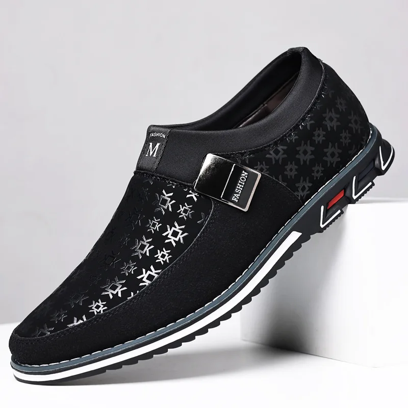 

Men's Casual Shoes Fashion Business Office Shoes Classic Slip-On Loafers Dress Shoes for Men Moccasins Trendy Driving Footwear