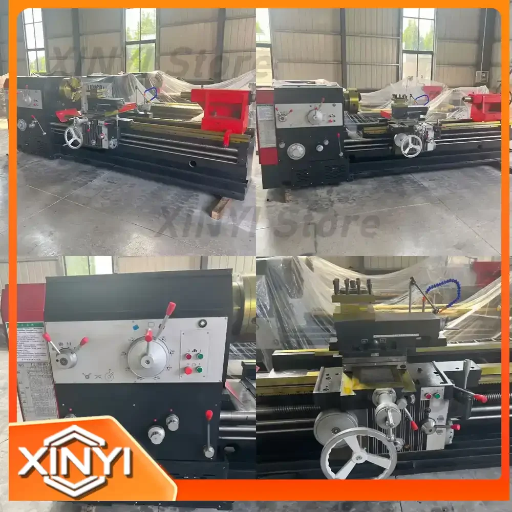 Automatic Universal Horizontal Hand Lathe for ANDUUK High Rigidity Multifunctional Manual Metal Lathe Machine for