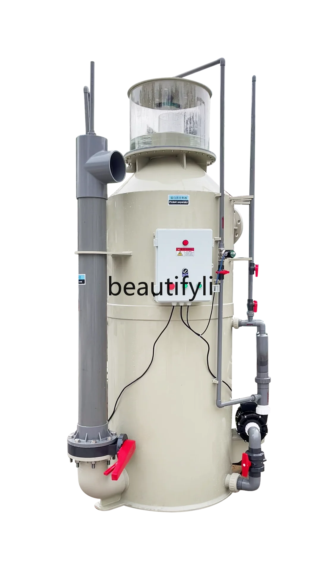 

Large Protein Separator Aquaculture Water Filtration Equipment Factory Circulating Aquaculture Foam Separator