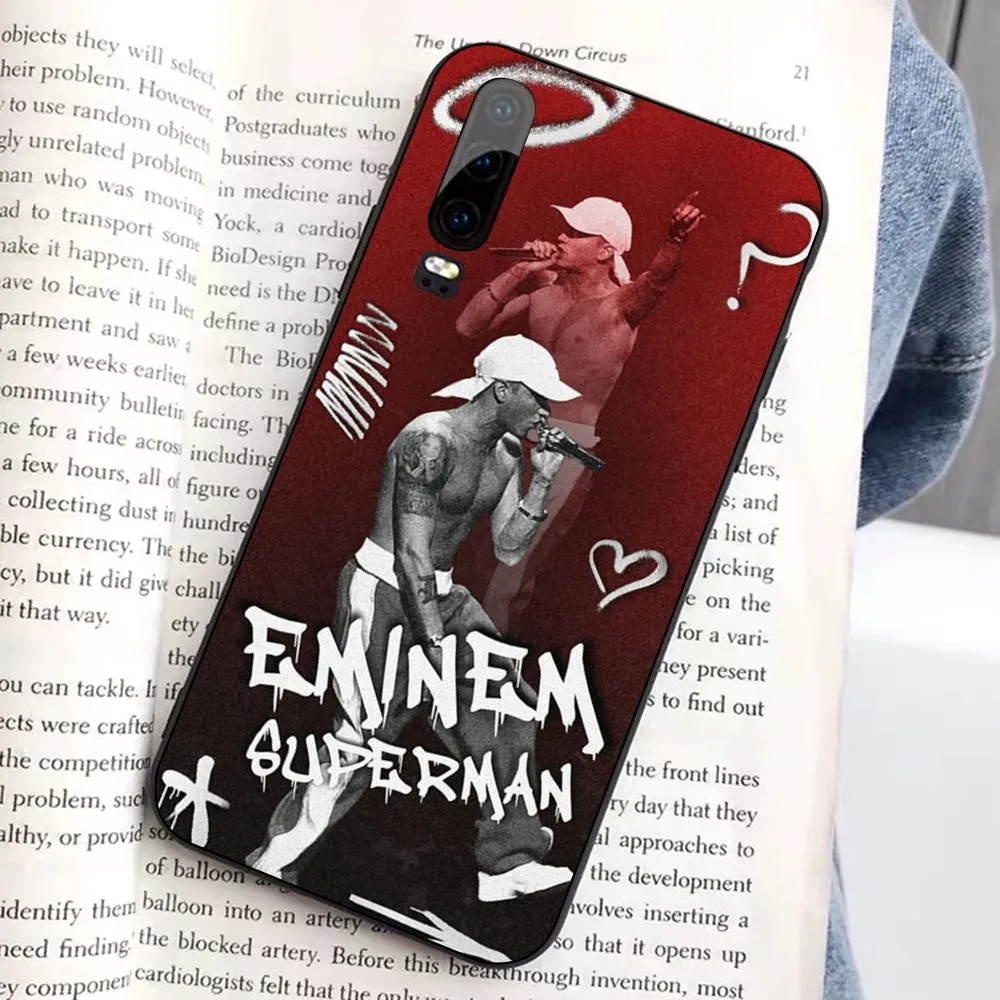 Rapper Eminem Hot Phone Case For Huawei Honor 10 Lite 9 20 7A 9X 30 50 60 70 Pro Plus Soft Silicone Cover