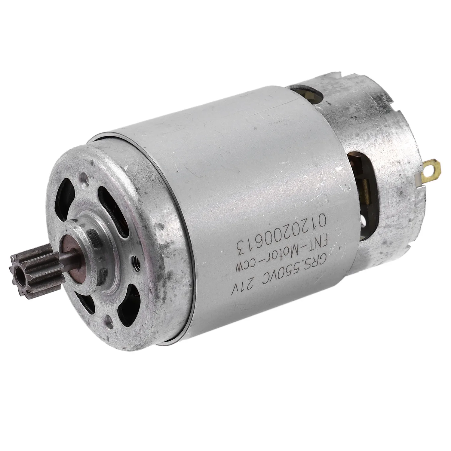 DT17 RS550 21V DC Motor Single Speed 9 Teeth High Torque Gear Box for Electric Drill Screwdriver Power Tool