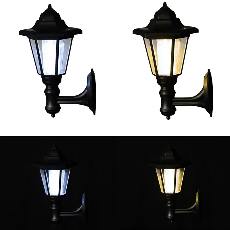 

Wall Mount LED Solar Lights Waterproof Outdoor Garden Yard Fence Wall Lawn Landscape Lamp Stcase Night Light