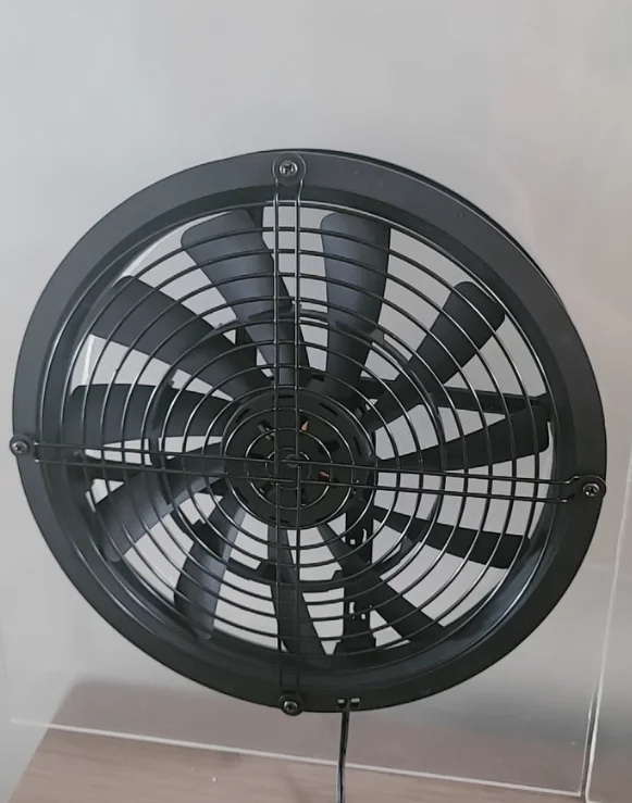Jmz-12V large air volume 25CM cm RV car self-driving travel ventilation and cooling exhaust fan 25030 light and easy to install