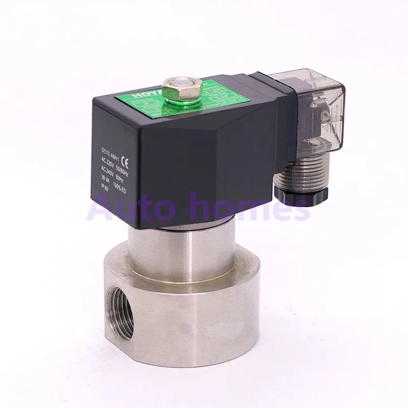 G3/8 1/2 inch high pressure solenoid valve 12V DC Orifice 10mm N.C stainless steel water wash pump valve 0.5-100ba SPG-10