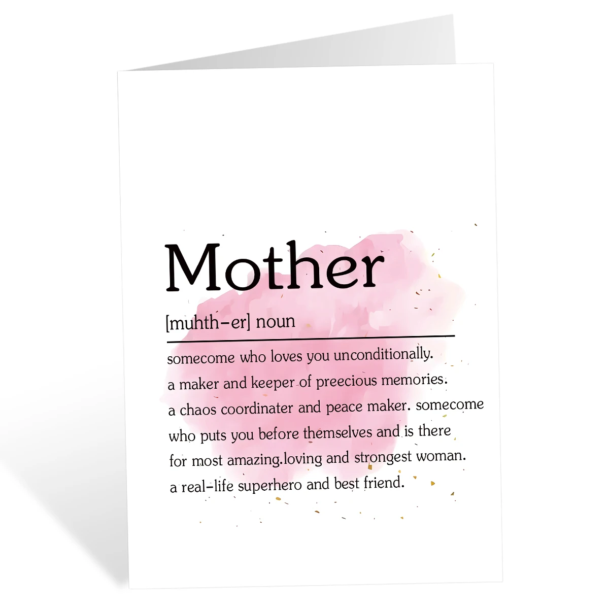 1PC Mother\'s Day Card with Envelope,Creative Birthday Card For Mom,Thank You Cards for Her,Holiday Greeting Card Gift for Mother