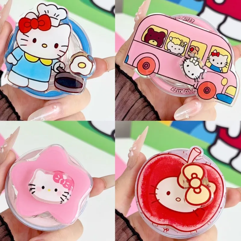 Симпатичный 3D-держатель для телефона Sanrio Hello Kitty с поддержкой MagSafe, магнитная подставка Griptok для iPhone, забавный складной держатель с беспроводной зарядкой.