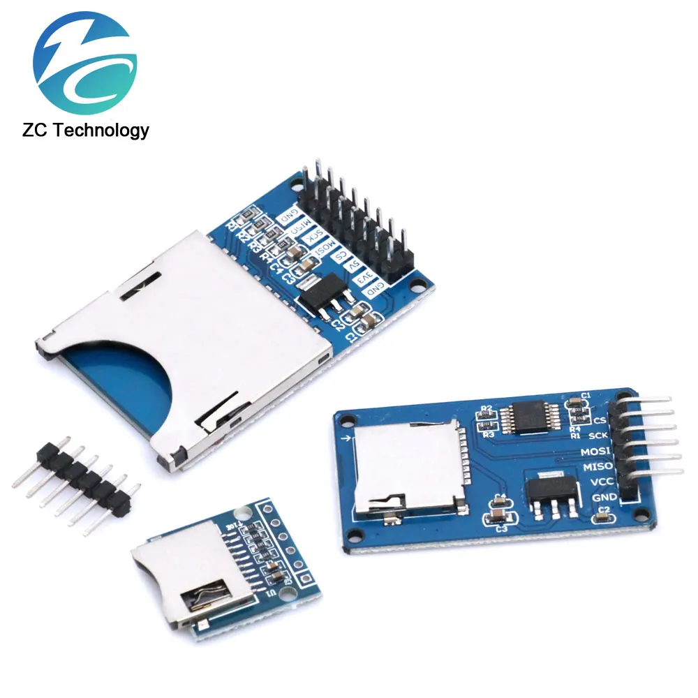 Micro SD Storage Expansion Board Micro SD TF Card Memory Shield Module SPI per Arduino Promotion Mini TF Card Module