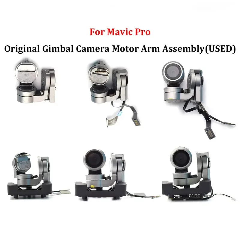 

For Mavic Pro Gimbal Camera Motor Arm Bracket With Cover Flex Cable PTZ Line Replacement Repair Parts