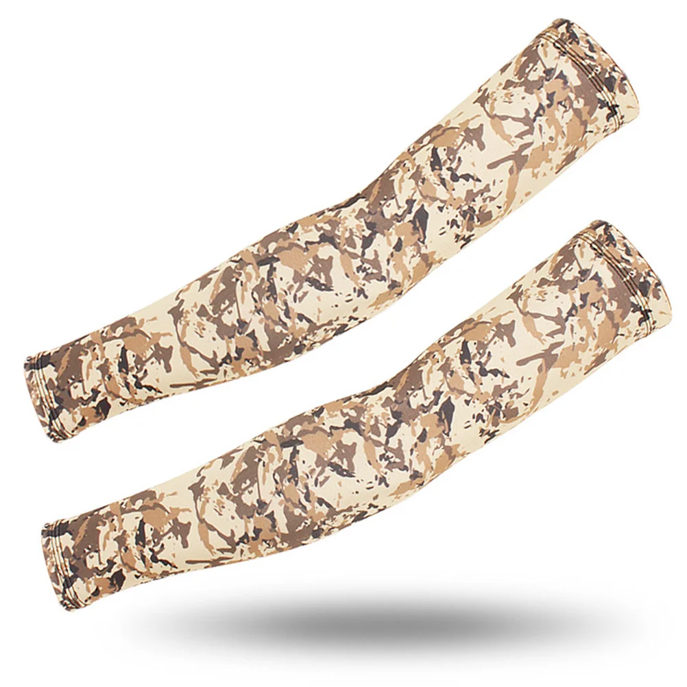 1 Paar Armstulpen mit UV-Schutz, Eisgewebe, atmungsaktiv, rutschfest, für Outdoor-Sportarten, Radfahren, Laufen, Angeln, Golf, Basketball, Team