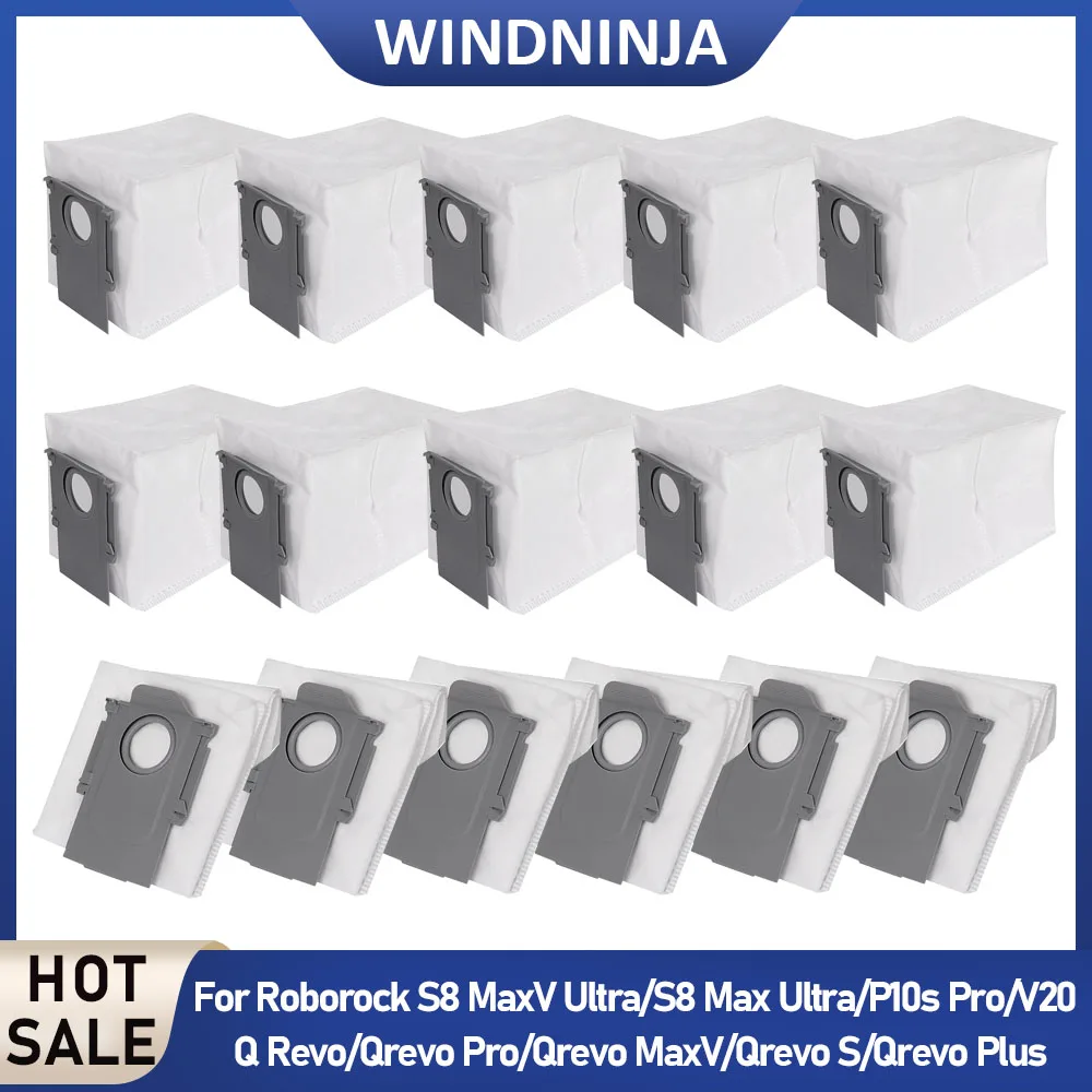 

Dust Bags Parts For Roborock S8 MaxV Ultra/S8 Max Ultra/P10s Pro/Q Revo/Qrevo Pro/Qrevo MaxV/Qrevo S/Qrevo Plus/V20 Robot Vacuum