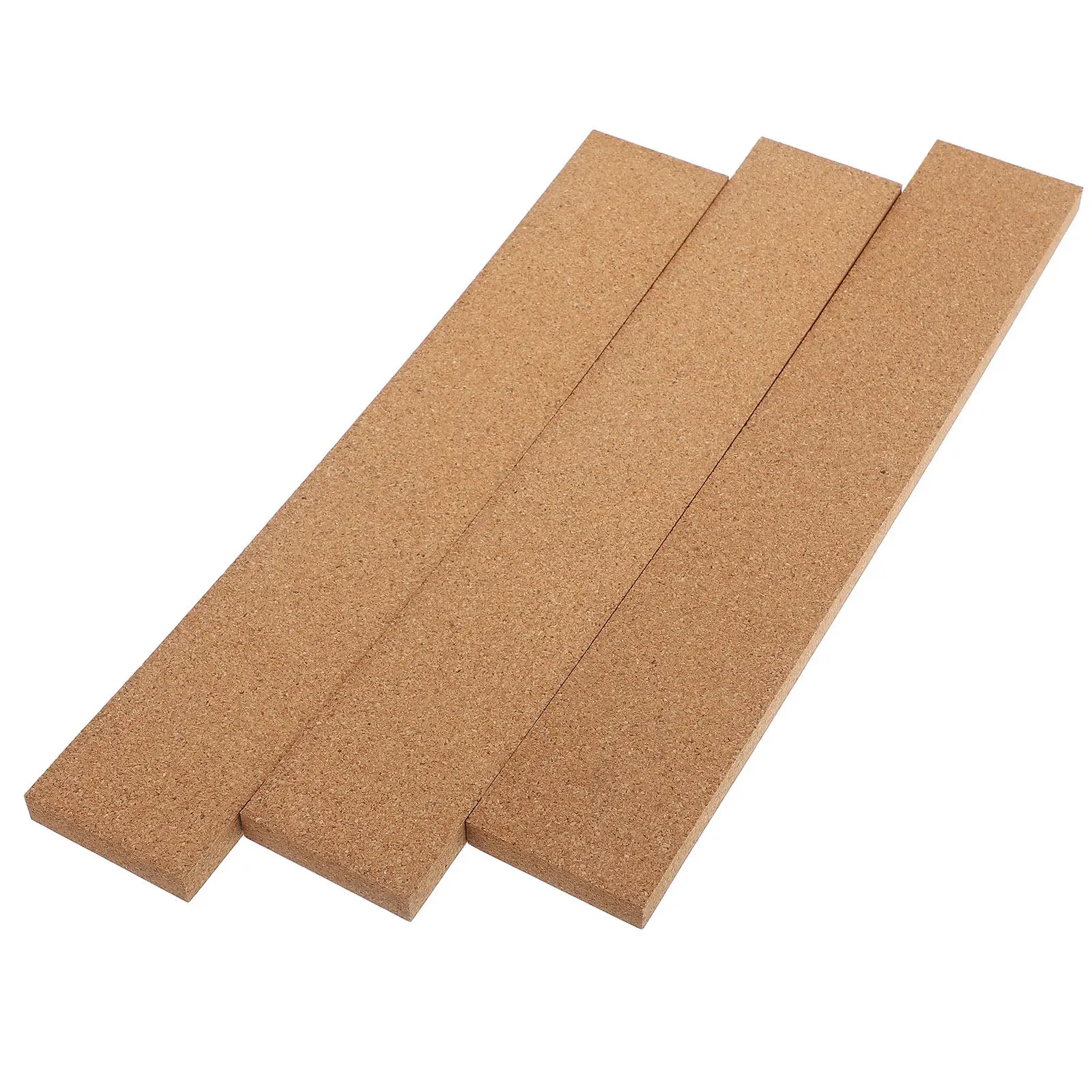 3Pcs Soft Cork Strips Adhesive Frameless Bulletin Board Strips Natural Office Wall Organizer Memo Board Adhesive Cork Sheet