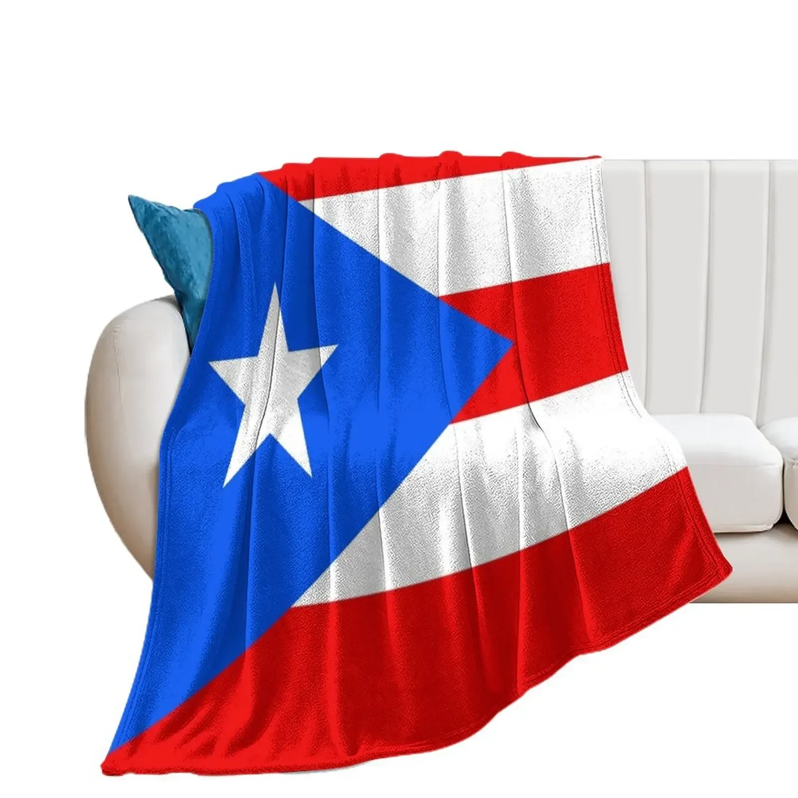 Flag of Puerto Rico Throw Blanket warm winter Beautifuls Luxury Designer Vintage Blankets