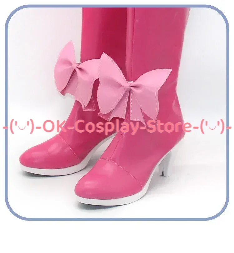[Customized] Gushing Over Magical Girls Hanabishi Haruka Cosplay Shoes Anime Roleplay Props Halloween Carnival PU Leather Boots