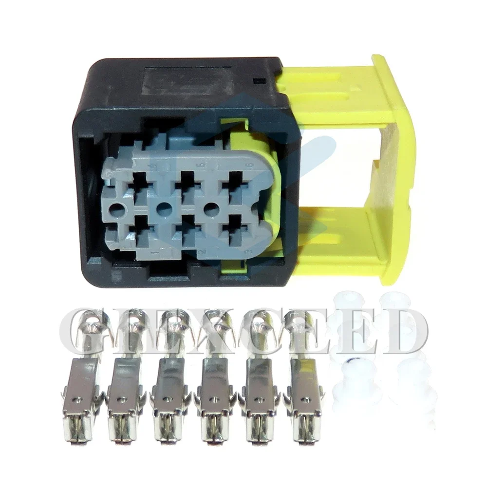 

1 Set 6 Pin Grey Car Sealed Plug 3.5 Series Auto Modification Wire Connector AC Assembly Auto Accessories 2-1418437-1