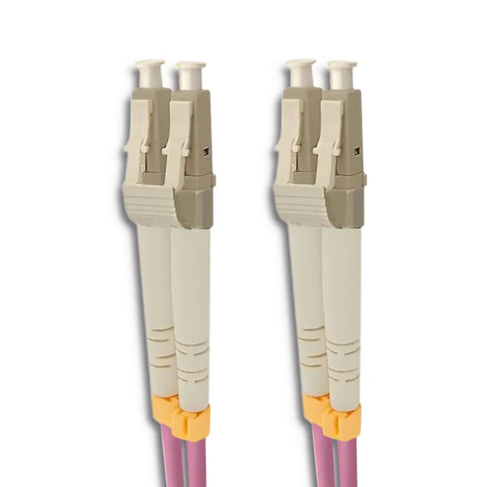 Qoltec Patchkabel Glasvezel Lc/Upc - Lc/Upc | Multimodus | 50/125 | Om4 | Duplex | 3m