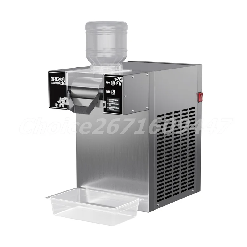 

160kg/day Multifunction Snowflake Ice Crusher Machine Electric Snow Cone Ice Maker Korean Bingsu Machine Ice Cream Machine