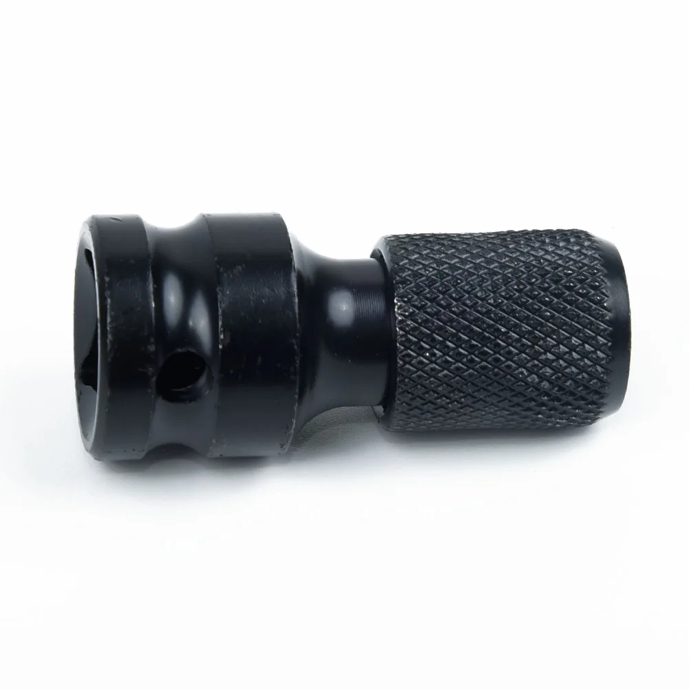 1/2'' Drive to 1/4'' Hex converteren for Schlagschrauber schwarz Werkzeug Kits Drill Chuck Converter Socket Convert Connector