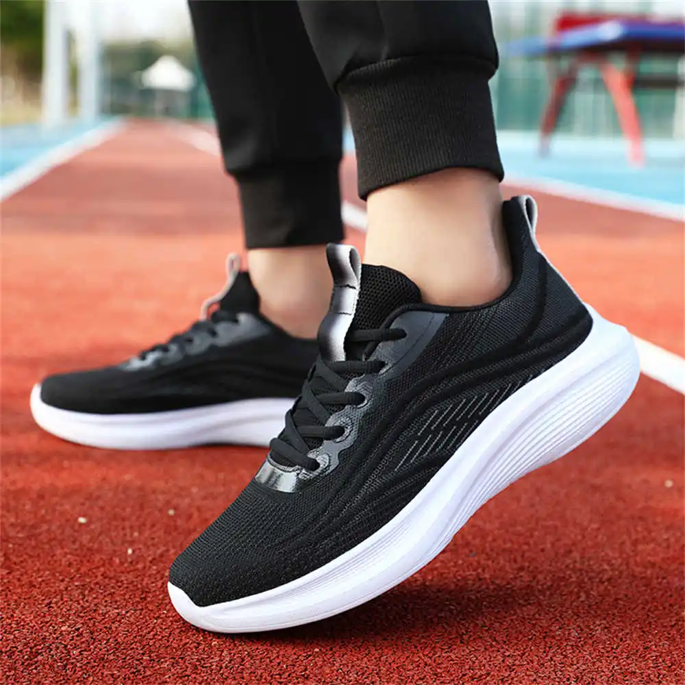 

Knitting Number 40 White Trainers Men Skateboarding Elderly Sneakers Gray Shoes Men Sport Vip Link Fat Tenis Super Offers