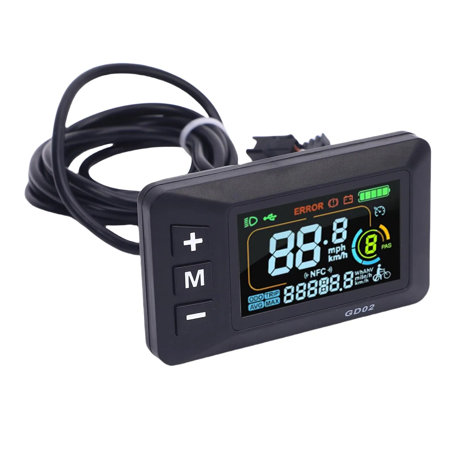 

Electric Scooter Speed Controller 40A Aluminum Alloy ABS Electric Scooter Conversion Kit LCD Color Display for Electric Bikes